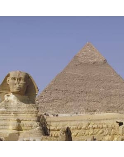 ピラミッドとスフィンクスの画像